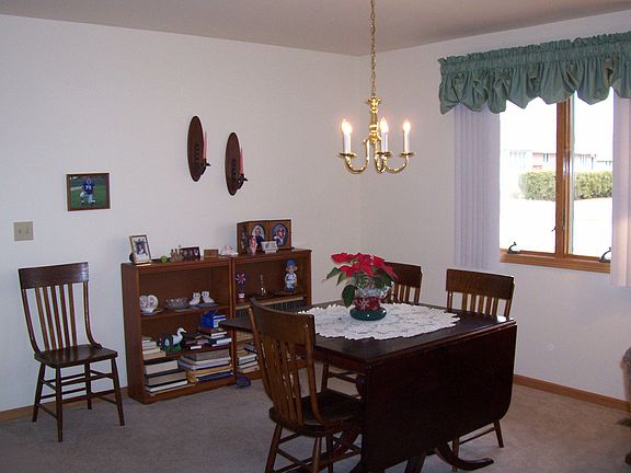 Open dining room
