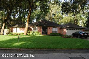 Wide lot with century oaks