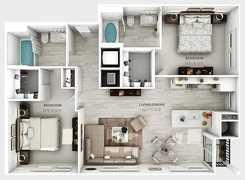Floor plan B1