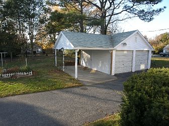 Detached 2 Car Garage and Carport