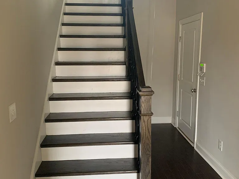 Entrance and stairs to 2nd floor