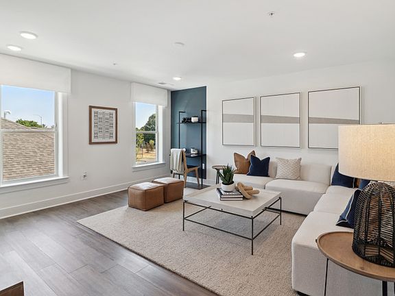 Loft Provides Additional Entertaining Space