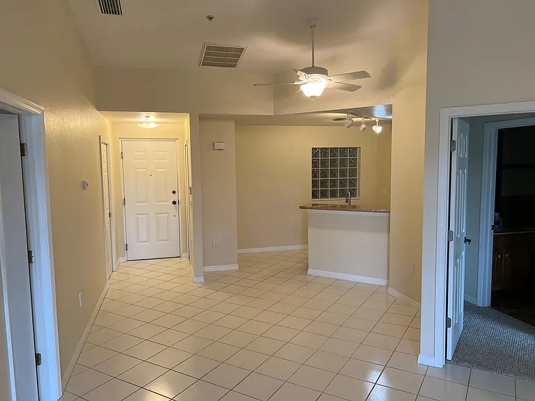 Kitchen from living room