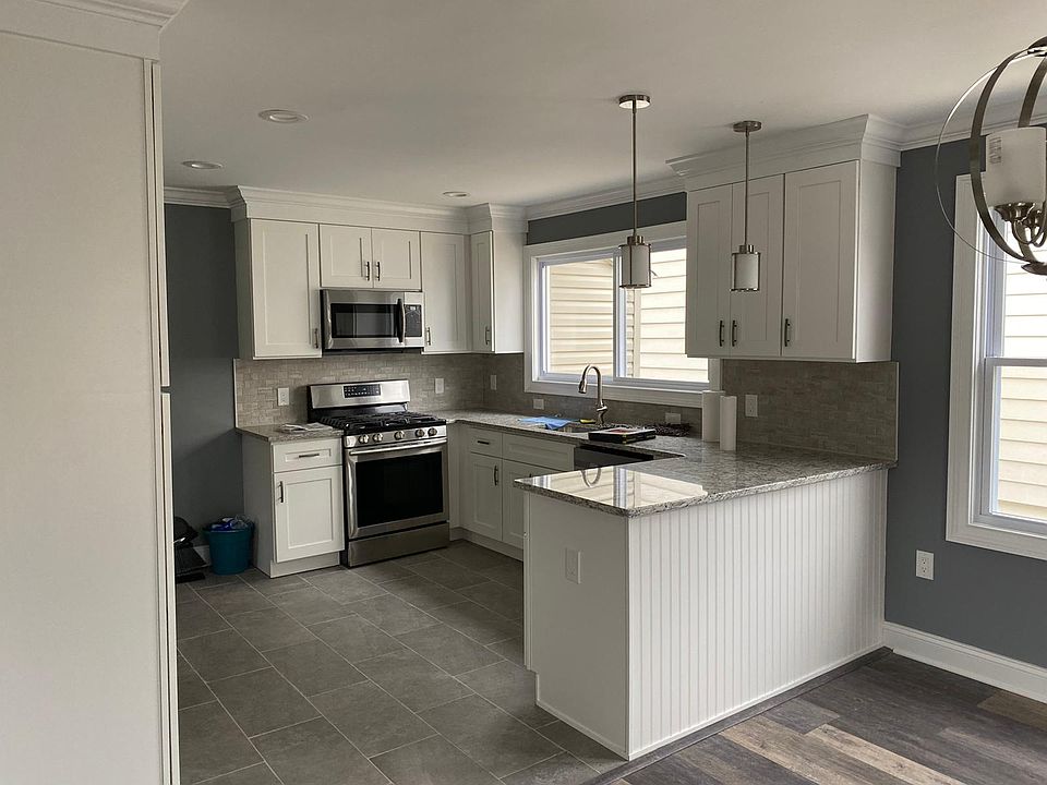 Kitchen with new appliances