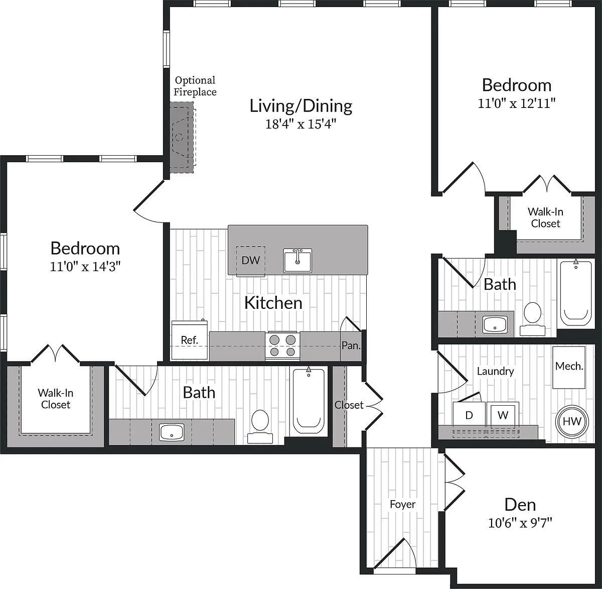 Floor plan G1_CF