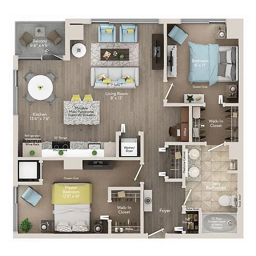 Floor plan B1