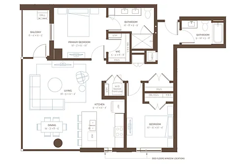 Floor plan Chamomile