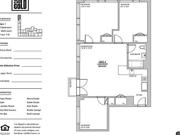 2nd image of 250 Gold St #901