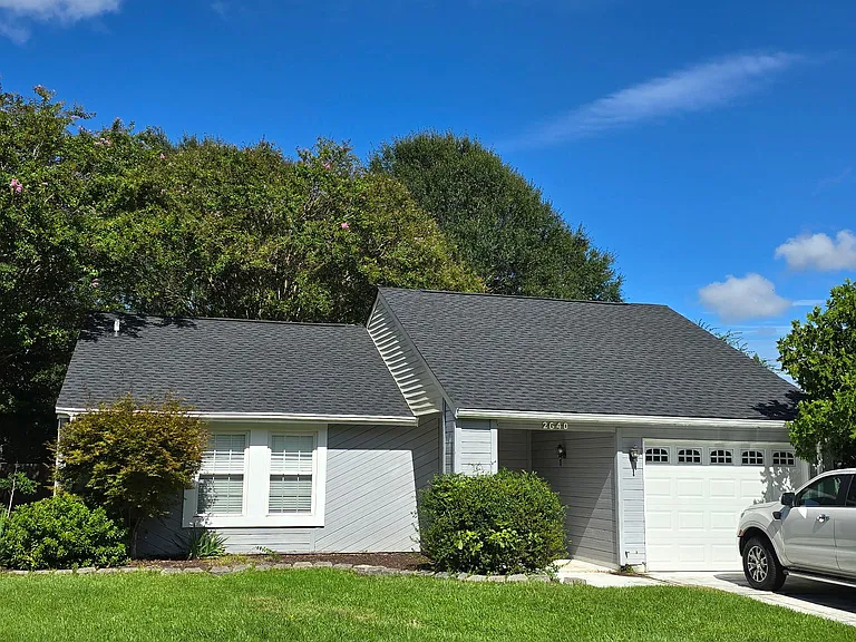 Newly installed roofing Aug 2025