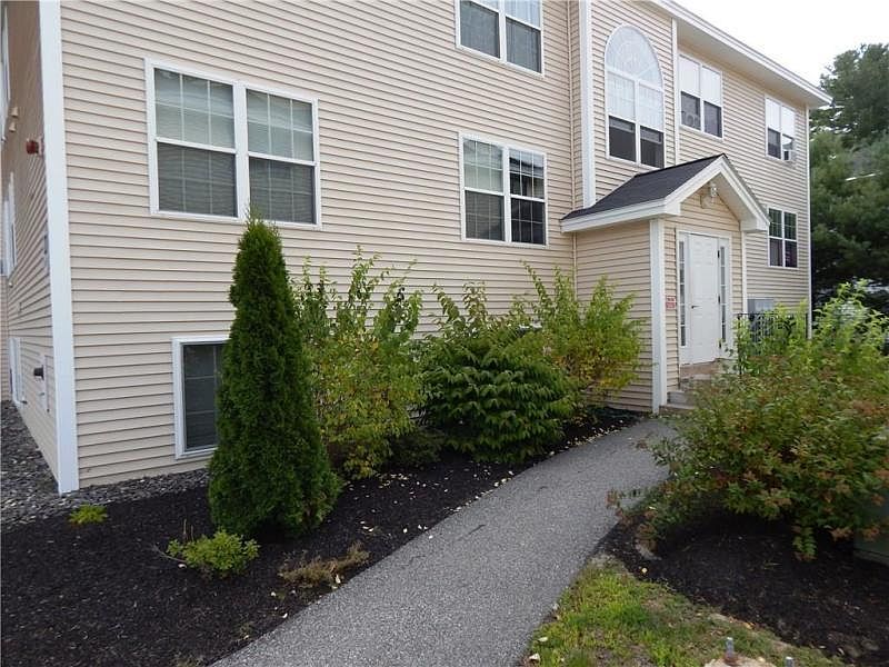 Front entrance to the condo building.