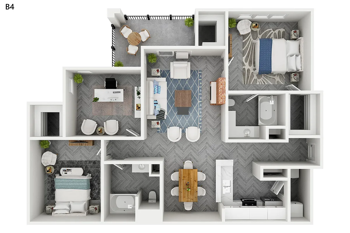 Floor plan B4A