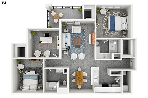 Floor plan B4A