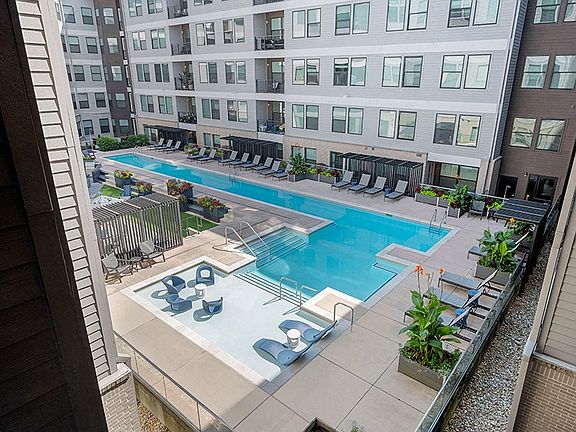 Resort-style pool with sundeck