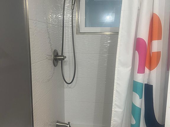 shower in bathroom