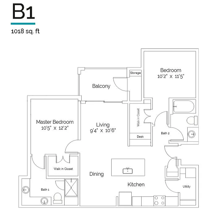 Floor plan B1