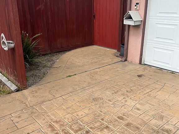 Entrance to the private porch