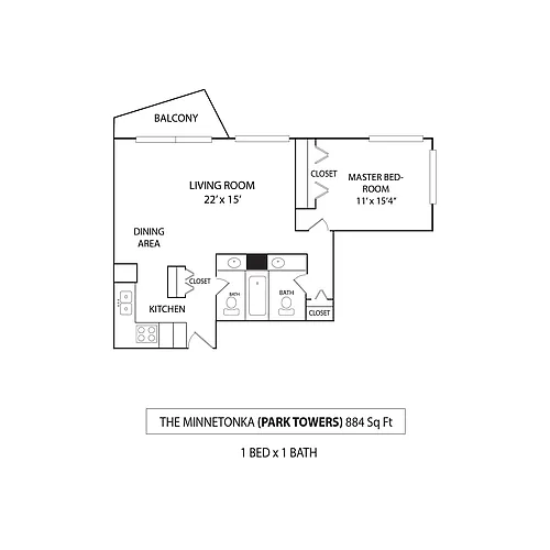 Floor plan The Minnetonka