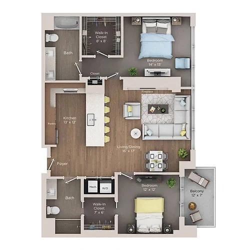 Floor plan C2