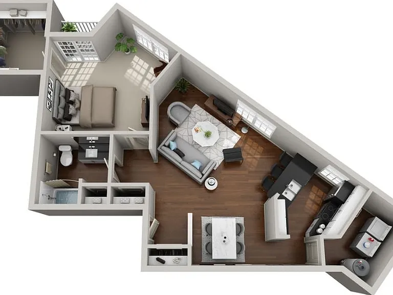 A5 - 1 Bed _ 1 Bath A5 - 1 Bed _ 1 Bath