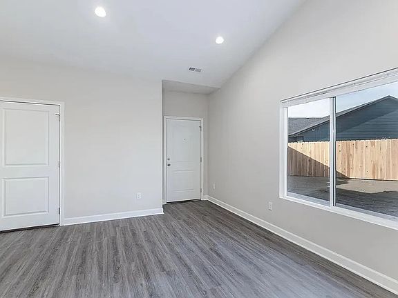living room looking at front door