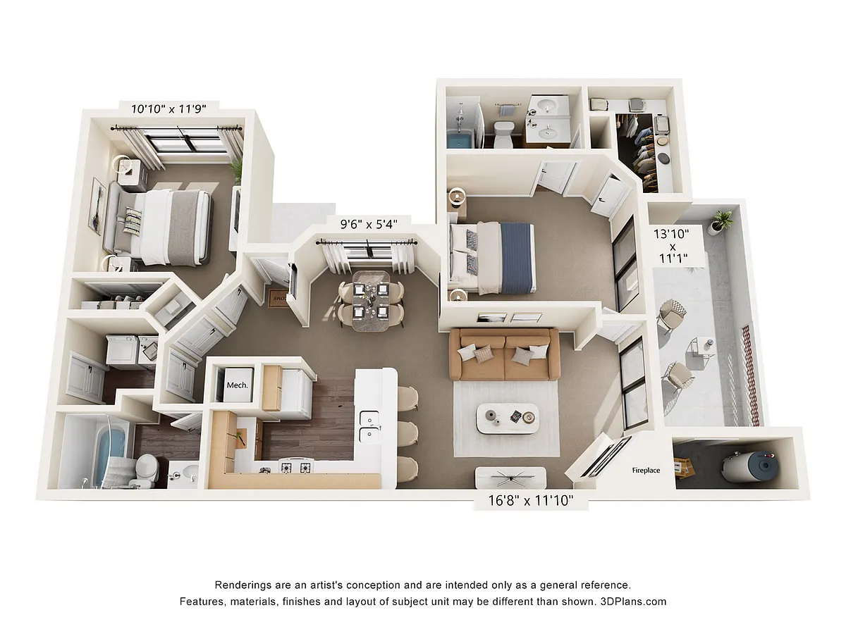 Floor plan D2 Classic with Garage