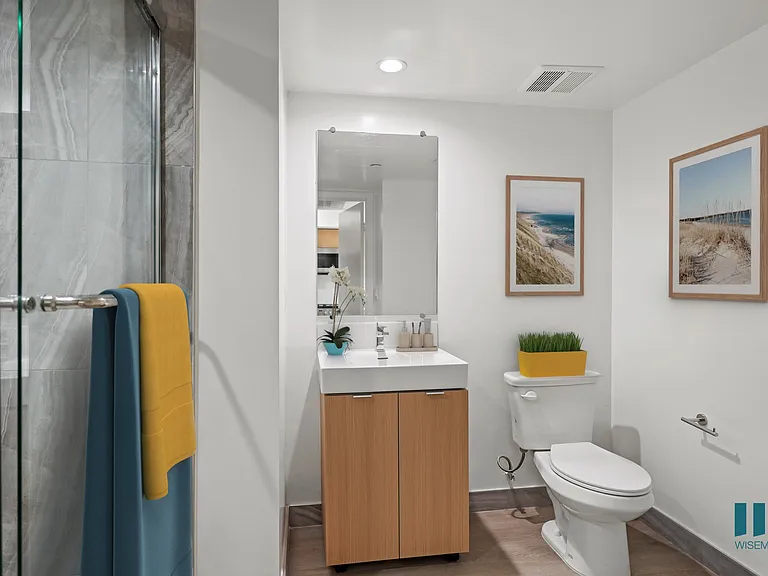 Bathroom with Stand-Up Shower and vanity cabinet Storage - Admiral Floor Plan