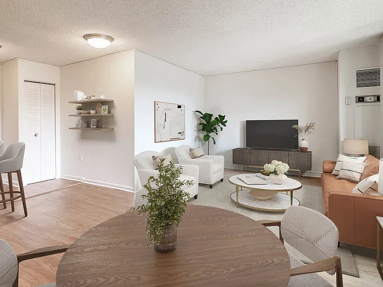 Living Room with Hard Surface Flooring