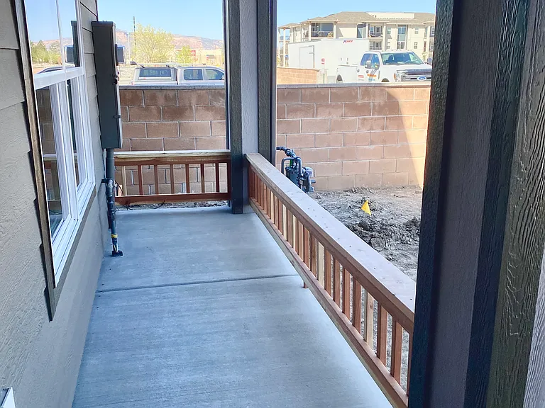 Private Front Patio