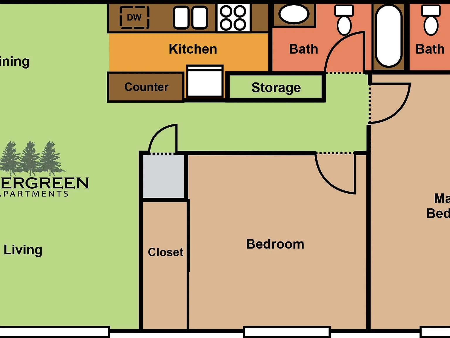 Evergreen Apartments — Photo 3