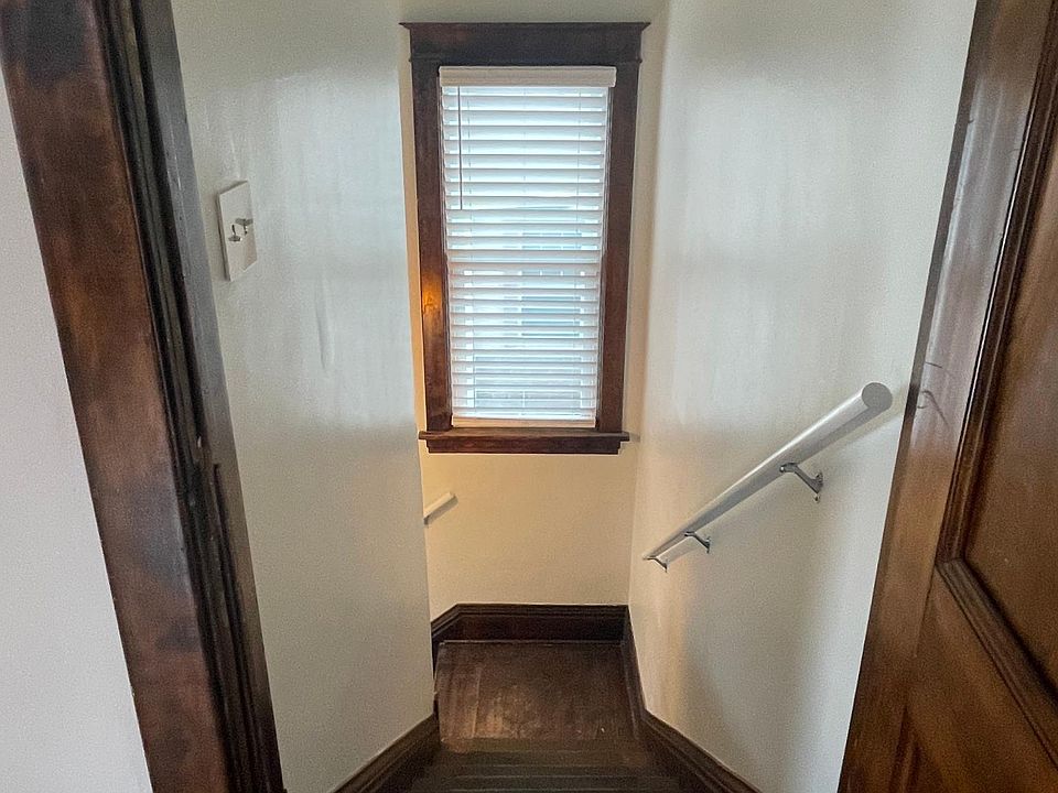 Stairs looking down from unit