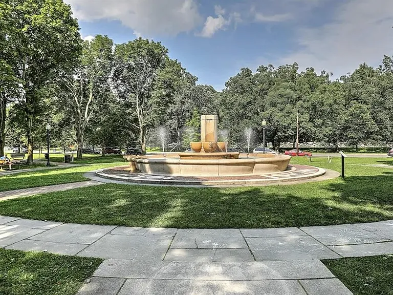 Lippitt Memorial Park right across the street (summer time Farmers Market)