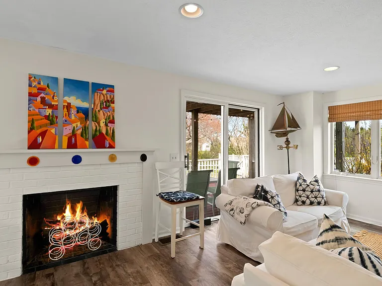 (fireplace is not usable)