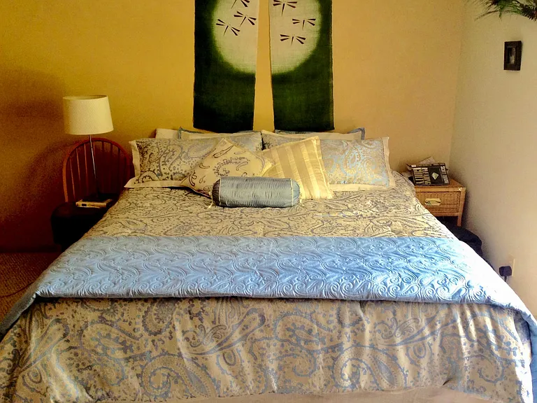 Mater bedroom. Ca king, two closets and a dresser.
