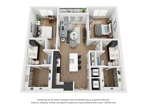 Floor plan B1