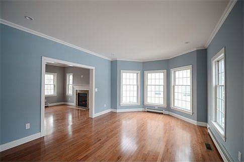 Formal Living Room: Large Bay and Hardwood