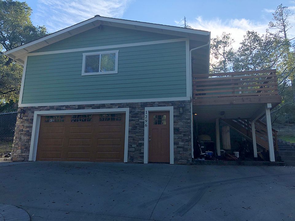 Front of house with deck
