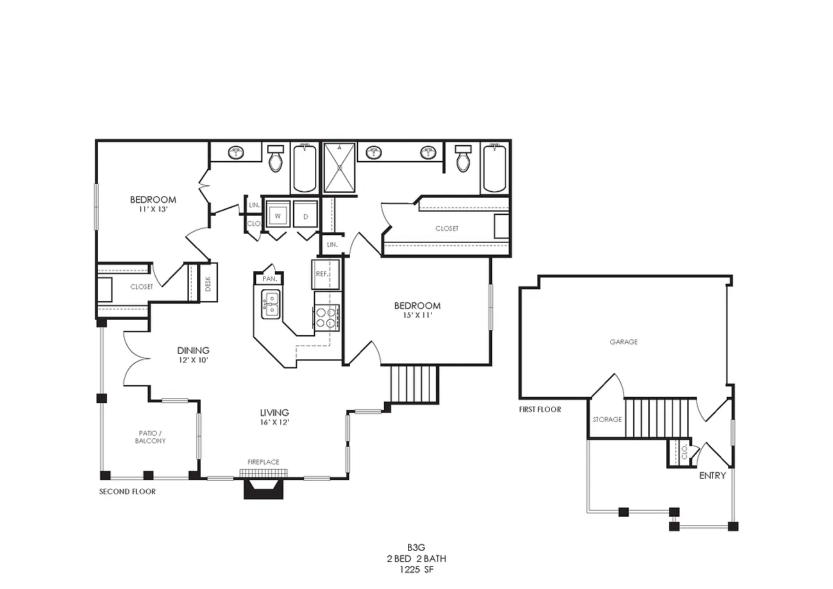 Floor plan B3