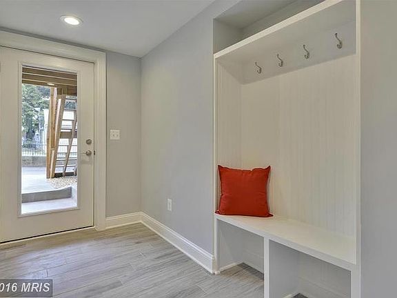 2nd back door and entry closet