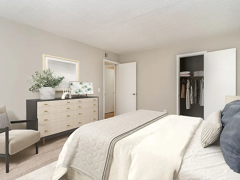 Bedroom and Closet