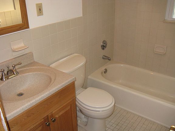 Remodeled tile bathroom