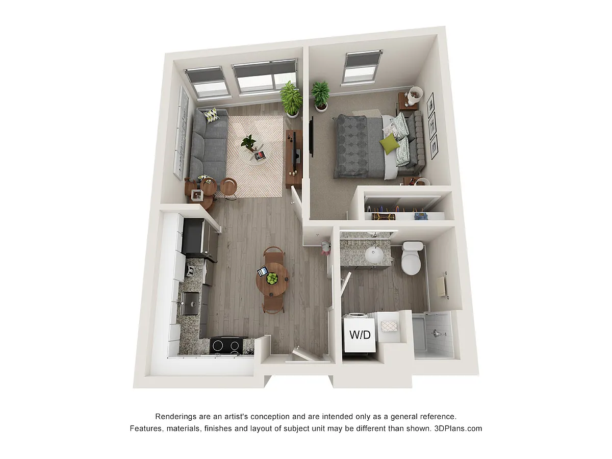 Floor plan 1 Bedroom