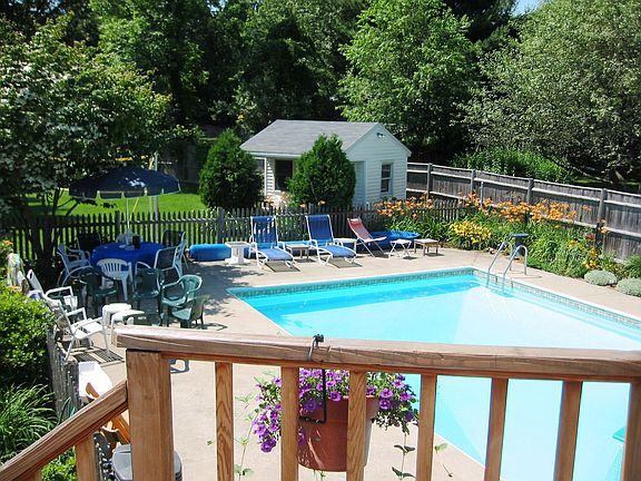 Pool from deck