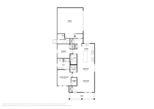 Floor plan Plan 1