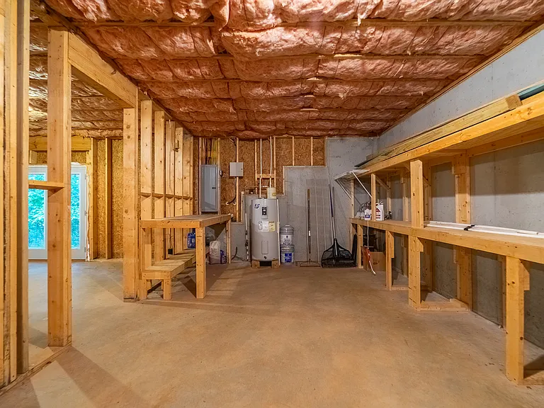 Unfinished Basement for Storage