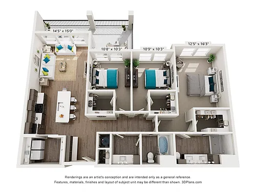 Floor plan The Garden