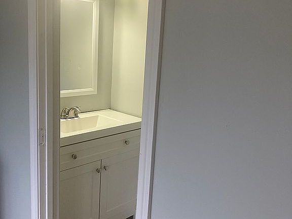 First floor half bath