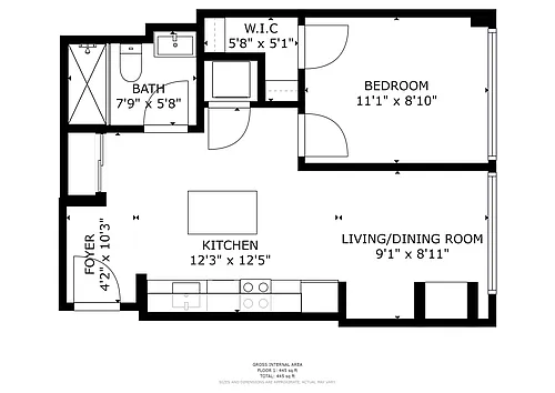 Floor plan 603