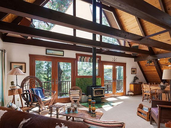 Main Room - Living and Dining with Mt Tam-facing Deck