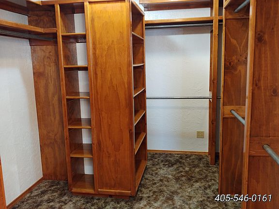 Part of master closet