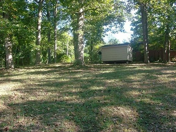 Side yard & storage building